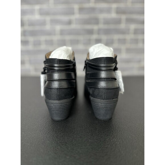 LifeStride Women's Paloma Booties Black Suede Size 9M - Picture 5 of 11